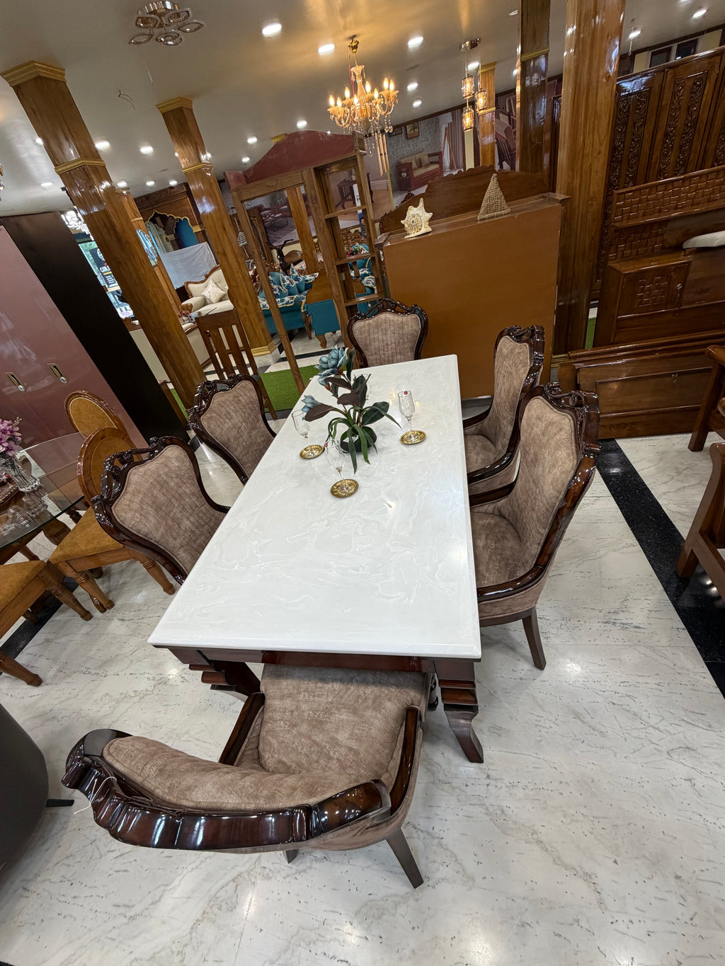 Italian Palazzo Dining Collection(6 Seater )